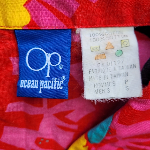 Ocean Pacific OP Hawaiian Button Down - Picture 3 of 7